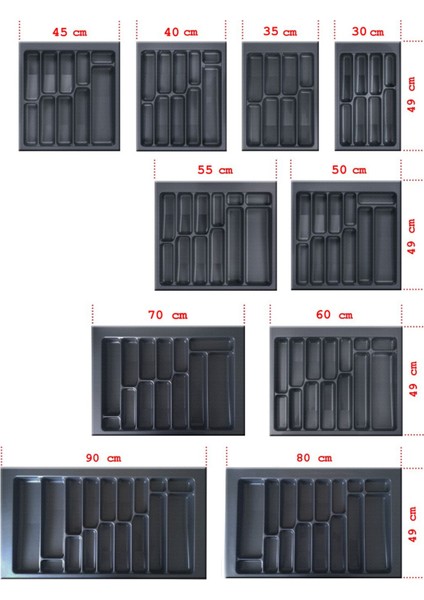 Luxury Netaks Çekmece Içi Kaşıklık 30*49 Yeni Model Ürün 1 Adet