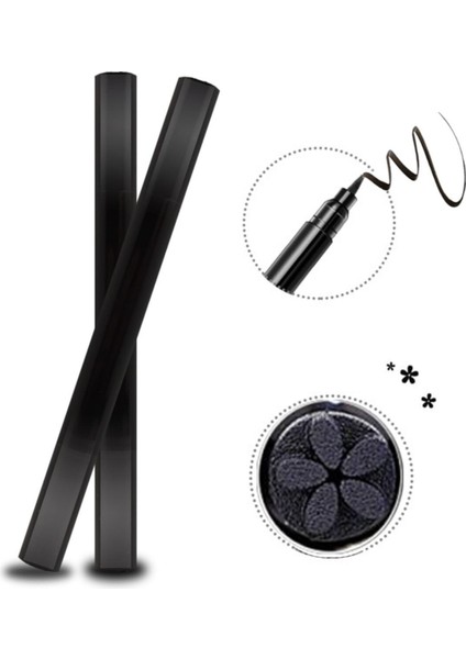 Luxury Çift Uçlu Çiçek Desenli Eyeliner 1 Adet