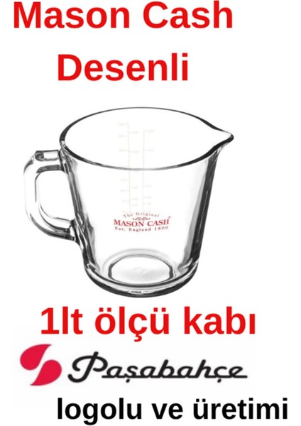 Luxury Cam Ölçü Kabı 1000ML 55072 1 Adet fiyatları