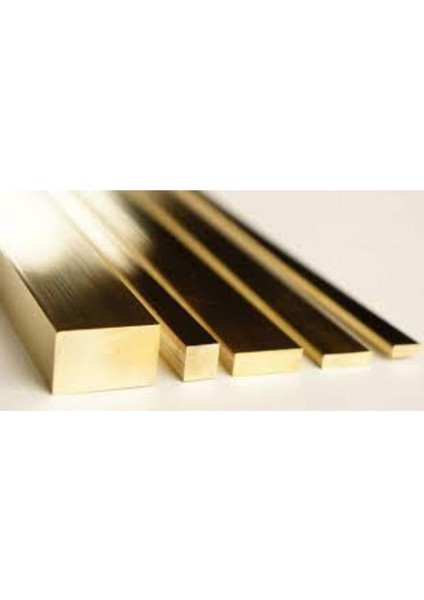 Luxury Pirinç Lama 5 x 10 mm 1 mt 1 Adet