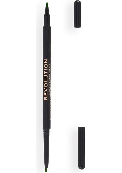 Luxury Çift Uçlu Eyeliner Yeşil 1 Adet