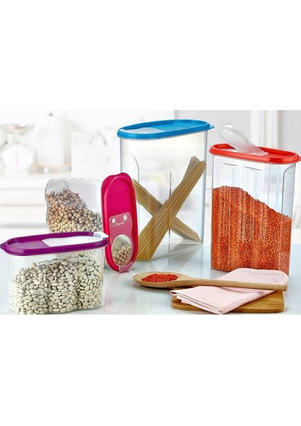 Luxury 4 Boy Berry Erzak Kabı Seti - 4 Lü Set 1 Adet