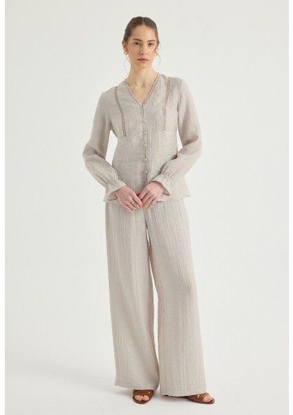 Zen Wide-Leg Pantolon