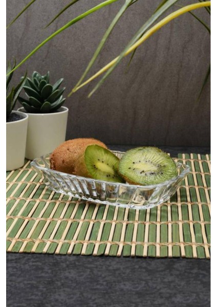 Luxury 53702 Mezze Cam 2li Çerezlik Meze Tabağı Kahvaltılık 16CM 1 Adet indirimleri