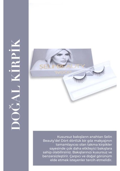 Luxury Doğal Kirpik 1 Adet