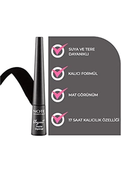 Luxury Cosmetics Elegant Matte Dipliner Waterp Kahverengi 02 1 Adet