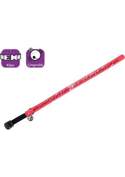 Karlıe Kedi Boy.tas.çıng.balık DES.30cm Pembe