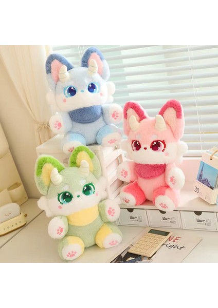 Luxury Mavi Ejder Peluş Oyuncak Uyku Arkadaşı 35CM Yeni Stil Anime Oyuncak Serisi Bebek Ejderha 1 Adet modelleri