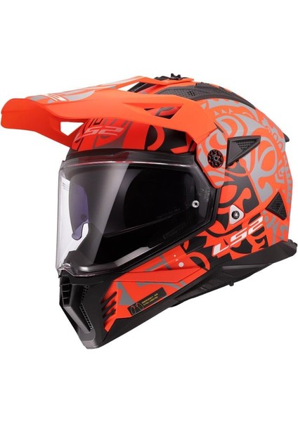 Pioneer 2 Rangi Mat Turuncu Kask fiyatları