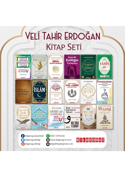 Veli Tahir Erdoğan Set - 18 Kitap