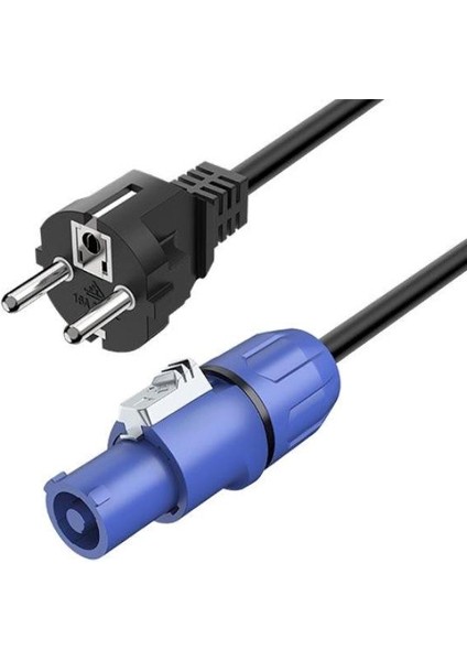 1.5mt Powercon - 220V Kablo Kablo (3×1.5mm²)