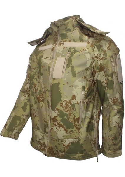Su&rüzgâr Geçirmez Kapüşonlu Softshell Kışlık Erkek Mont fiyatları