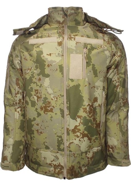 Su&rüzgâr Geçirmez Kapüşonlu Softshell Kışlık Erkek Mont fırsatları