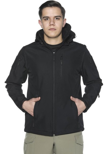 Su&rüzgâr Geçirmez Kapüşonlu Softshell Kışlık Erkek Mont fiyatları