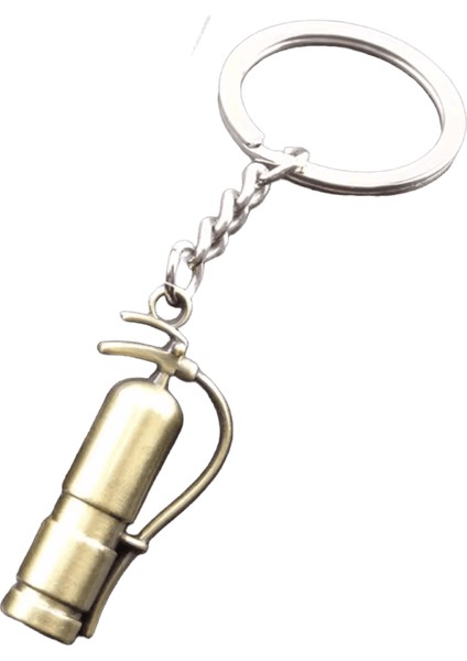 Kırmızı Yağ Varil Şekli Anahtarlıklar Metal Yangın Söndürücü Anahtarlık Moda Araba Anahtarlık Kolye Erkekler Için Itfaiyeciler Hatıra Hediye (Yurt Dışından)