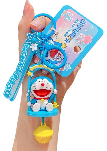 Karikatür Doraemon Anahtarlık Kolye Sevimli Tinkerbell Kedi Bebek Araba Anahtarlık (Yurt Dışından)