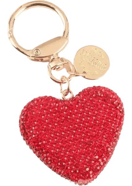 Bling Rhinestone Kalp Şekli Anahtarlıklar, Kristal Çanta Süsleri, Kadınlar Için Araba Anahtarlığı, Kızlar Hatıra, Doğum Günü, Sevgililer Günü Hediyesi (Yurt Dışından)