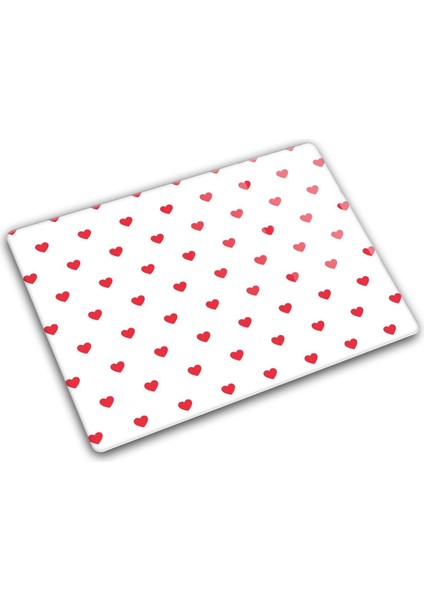 Cam Kesme Tahtası - Cam Kesme Tablası Kalp Desenli 30 x 40 cm 1 Adet