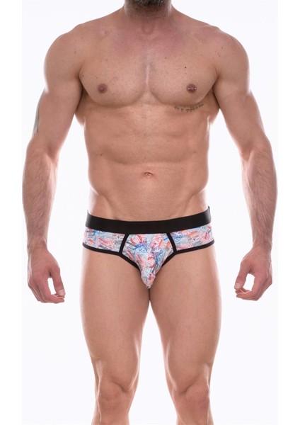 Erkek Desenli Slip