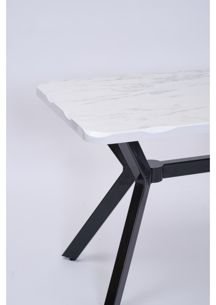 Kütük Mdf Boyalı Lak Panel Mutfak Masası 70X120