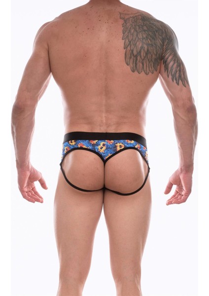 Erkek Desenli Jockstrap Çamaşır modelleri