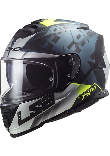 Storm 2 Sprınter Mat Siyah-Gri Cobalt Kask Xxl