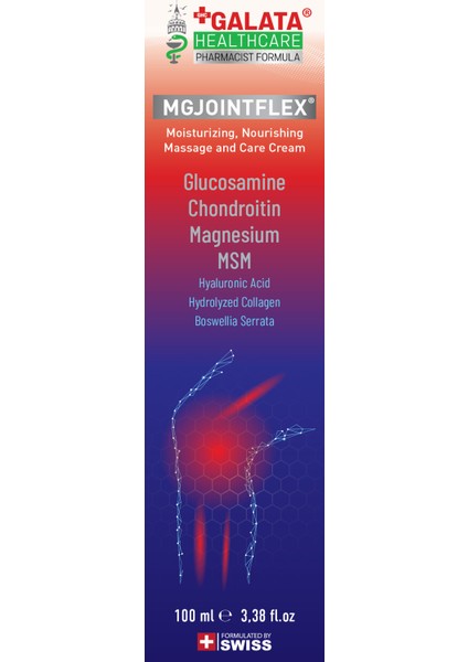 Galata Healthcare Mgjointflex Nemlendirici Masaj ve Bakım Kremi 100 ml