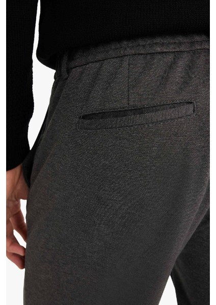 Jogger Düz Paça Her Yöne Esneyen Yazlık Kumaş Pantolon T6317AZ25SP