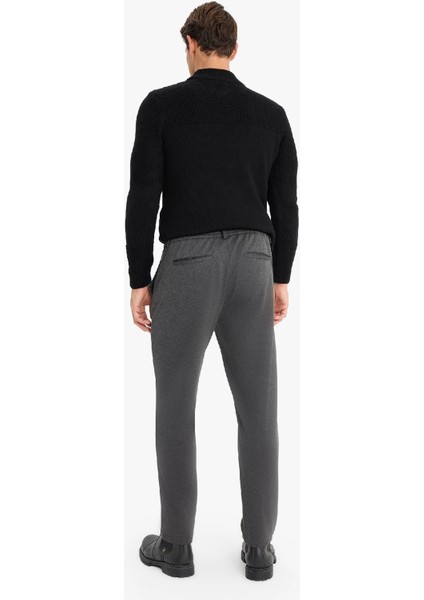 Jogger Düz Paça Her Yöne Esneyen Yazlık Kumaş Pantolon T6317AZ25SP