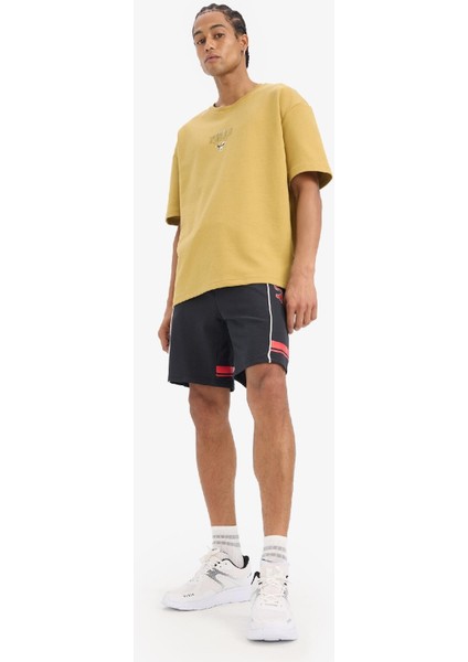 Defactofit Nba Chicago Bulls Oversize Geniş Kalıp Bisiklet Yaka Kısa Kollu TIŞÖRT E0347AX25SP