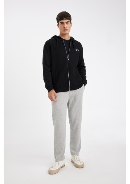 Eşofman Altı Slim Fit Dar Kesim Beli Bağcıklı Cepli Düz Paça D6092AX24AU