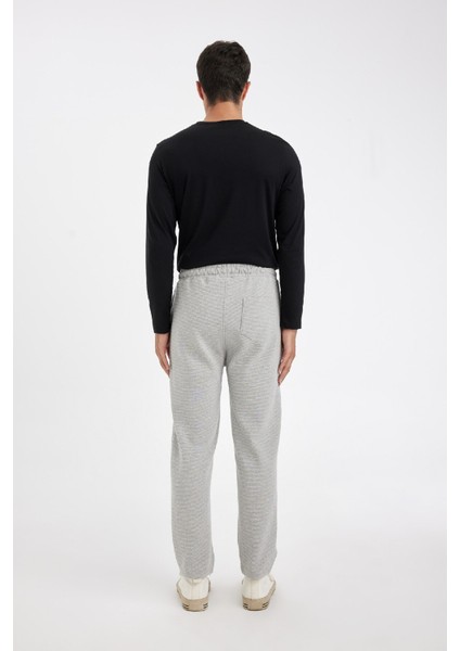 Eşofman Altı Slim Fit Dar Kesim Beli Bağcıklı Cepli Düz Paça D6092AX24AU