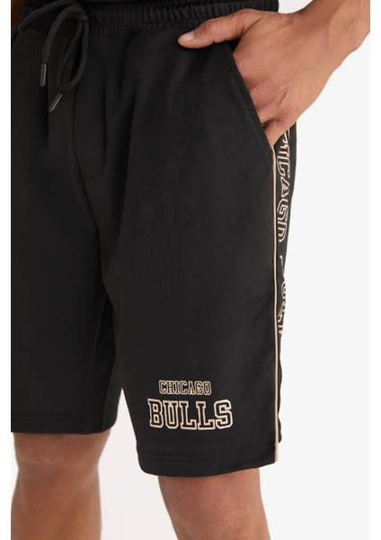 fit Nba Chicago Bulls Standart Fit Sporcu Kısa Paça ŞORT E0365AX25SP