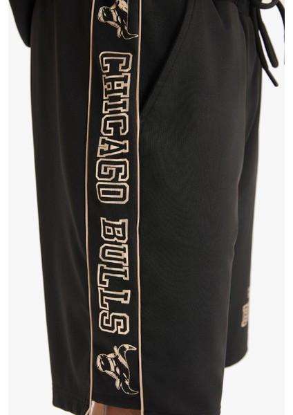 fit Nba Chicago Bulls Standart Fit Sporcu Kısa Paça ŞORT E0365AX25SP