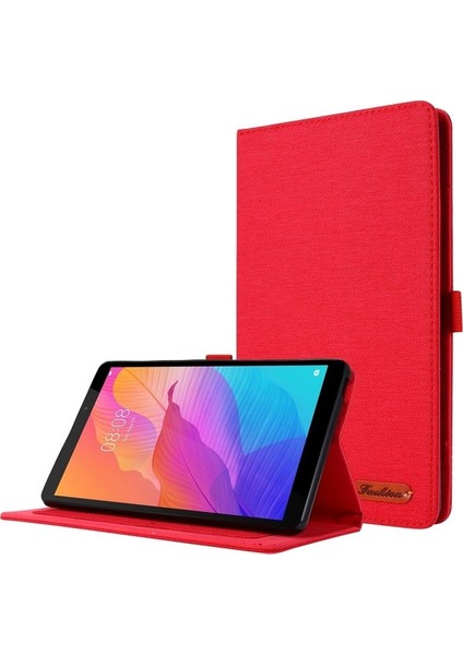 Huawei Matepad T 8 Kumaş + Tpu Düz Koruyucu Kılıf Siyah (Yurt Dışından)