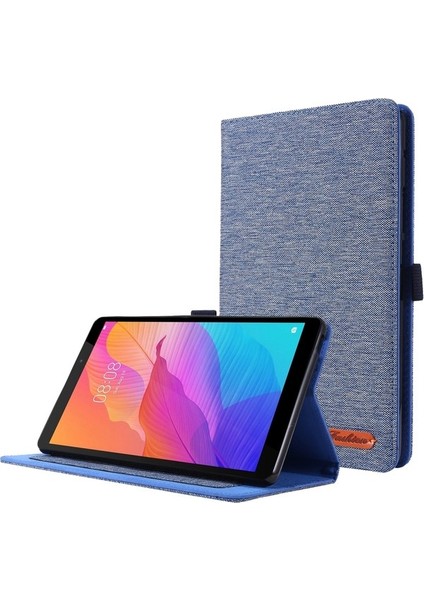 Huawei Matepad T 8 Kumaş + Tpu Düz Koruyucu Kılıf Siyah (Yurt Dışından)
