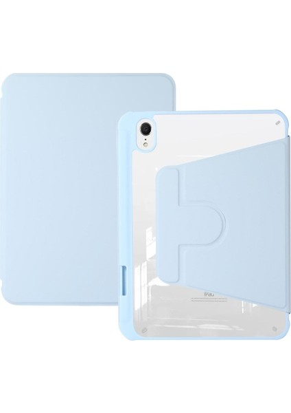 Ipad Air 5 /4 Mavi Için Akrilik Döndürülebilir Holde Kasası (Yurt Dışından)