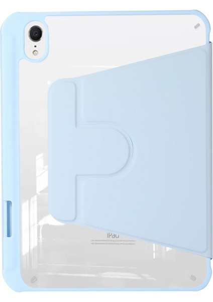 Ipad Air 5 /4 Mavi Için Akrilik Döndürülebilir Holde Kasası (Yurt Dışından)