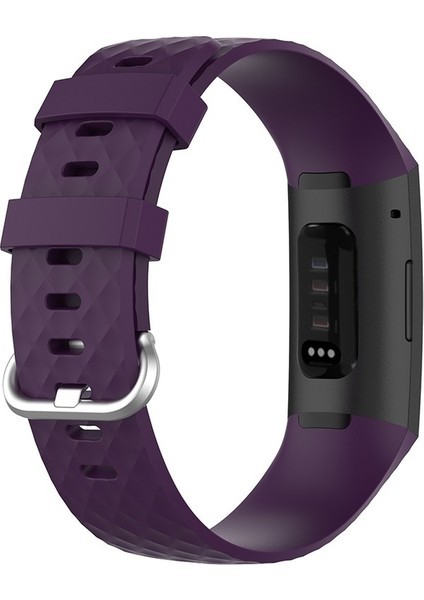 Fit Charge 4 / Charge 3 / Charge 3 Se Için Saat Kordonu, Boyut: S Koyu Mor (Yurt Dışından)