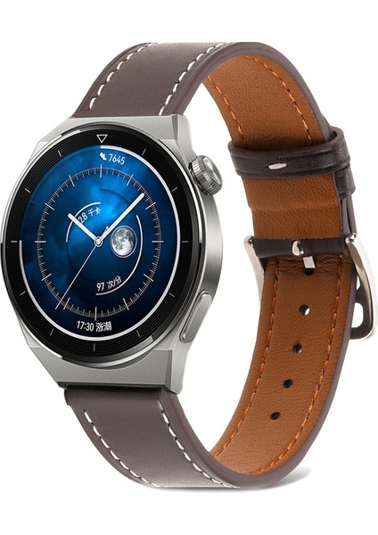 Samsung Galaxy Watch4 20MM Kahve Için Düz Örgü Watch Band (Yurt Dışından) fiyatları