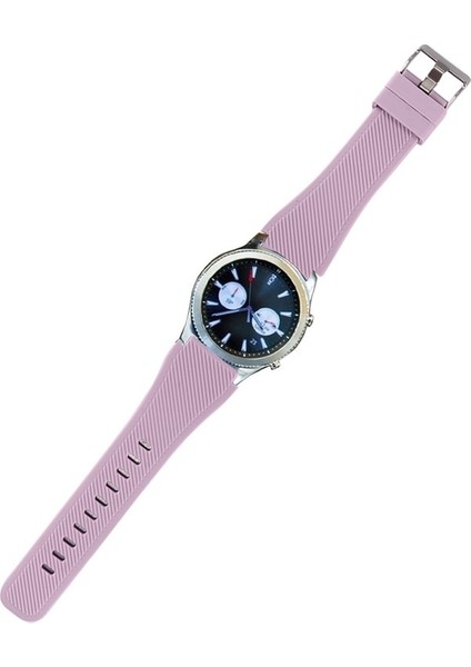 Samsung Gear S3 Clic Silikon Kordonlu Saat Siyah (Yurt Dışından)