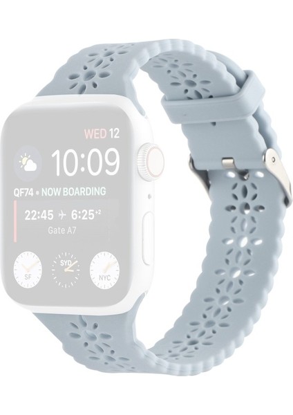Apple Watch Uyumlu 7 45 mm / 6 & Se & 5 & 4 44 mm / 3 & 2 & 1 42 mm Açık Mor Için Kayış (Yurt Dışından)