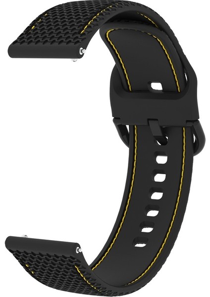 Samsung Galaxy Watch5 40MM/44MM / Watch5 Pro Siyah+Sarı Çizgi Için Watch Band (Yurt Dışından) fırsatları
