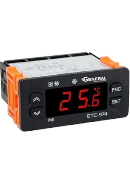 Dijital Termostat General ETC-974 Çift Proplu