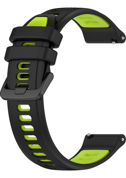 Samsung Galaxy Watch 6 Clic Için 20MM Silikon Kayış 47MM Siyah+Yeşil (Yurt Dışından) fırsatları