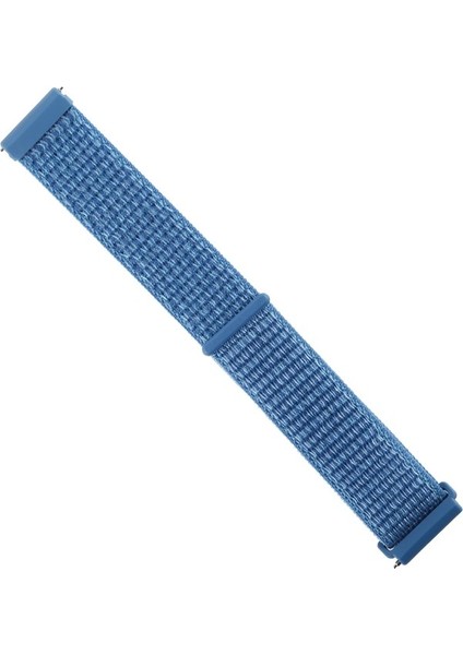 Fit Versa / Versa 2 Için Kanca ve Halka Bağlantı Elemanlı Mavi Naylon Saat Bandı (Yurt Dışından) fırsatları