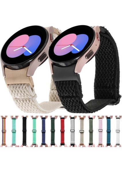 Samsung Galaxy Watch Için Naylon Saat Bandı6/6 Klasik/5/5 Pro Beyaz (Yurt Dışından) indirimleri