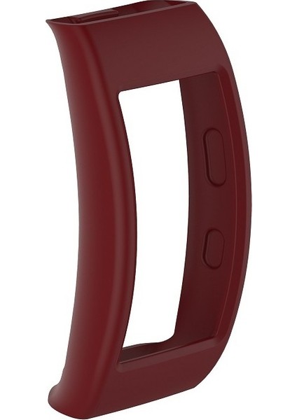 For Galaxy Gear Fit2 / Fit2 Pro R360 Watch Protective Case Dark Red (Yurt Dışından)