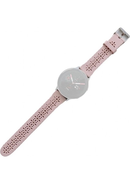 Samsung Galaxy Watch Active2 Için Silikon Kayışı 44 mm Seramik Kül (Yurt Dışından)