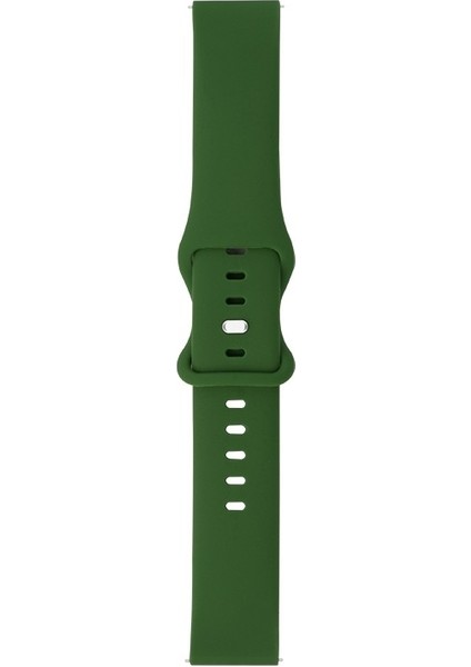 Samsung Galaxy Saat 42 mm Silikon Kayış Ordusu Yeşil (Yurt Dışından)